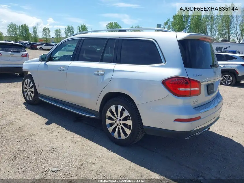 2017 Mercedes-Benz Gls 450 4Matic VIN: 4JGDF6EEXHA835144 Lot: 45223041