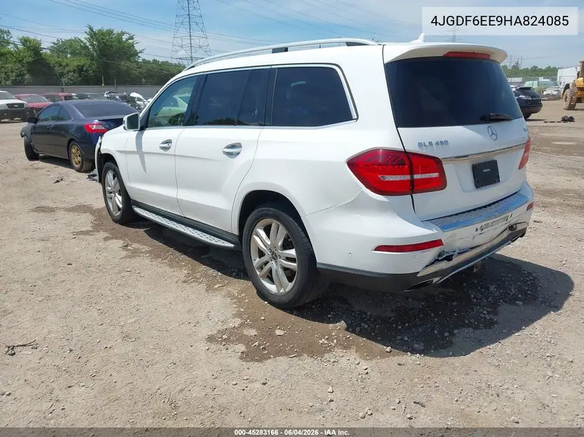 2017 Mercedes-Benz Gls 450 4Matic VIN: 4JGDF6EE9HA824085 Lot: 45283166