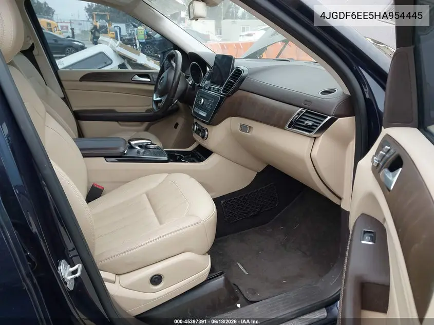 2017 Mercedes-Benz Gls 450 4Matic VIN: 4JGDF6EE5HA954445 Lot: 45397391