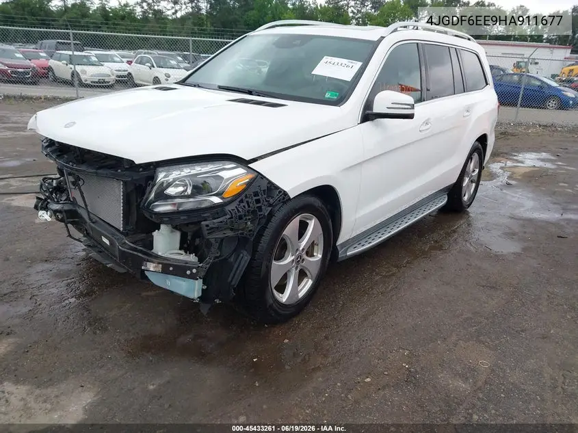 2017 Mercedes-Benz Gls 450 4Matic VIN: 4JGDF6EE9HA911677 Lot: 45433261