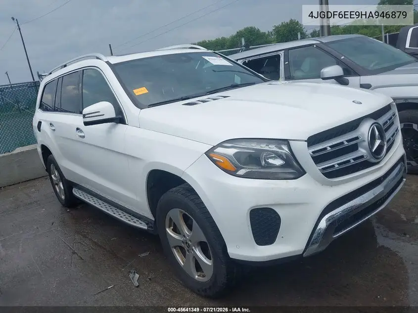2017 Mercedes-Benz Gls 450 4Matic VIN: 4JGDF6EE9HA946879 Lot: 45641349