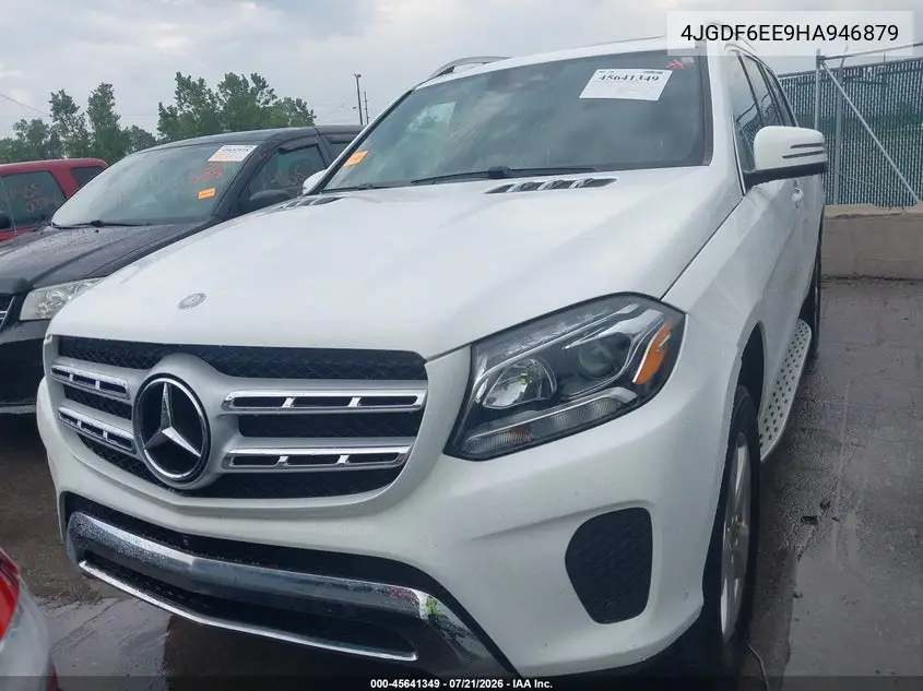 2017 Mercedes-Benz Gls 450 4Matic VIN: 4JGDF6EE9HA946879 Lot: 45641349