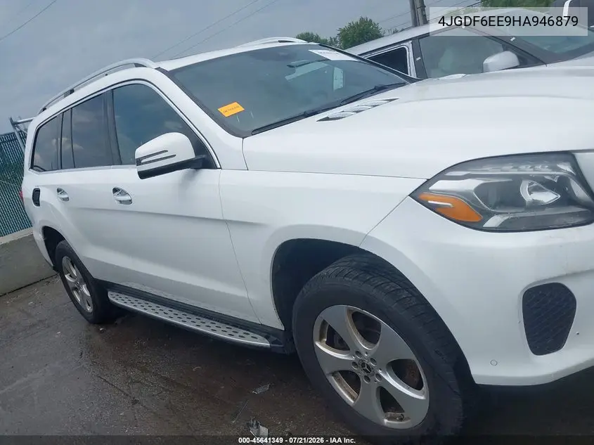 2017 Mercedes-Benz Gls 450 4Matic VIN: 4JGDF6EE9HA946879 Lot: 45641349