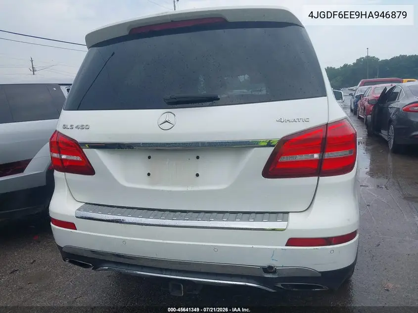 2017 Mercedes-Benz Gls 450 4Matic VIN: 4JGDF6EE9HA946879 Lot: 45641349
