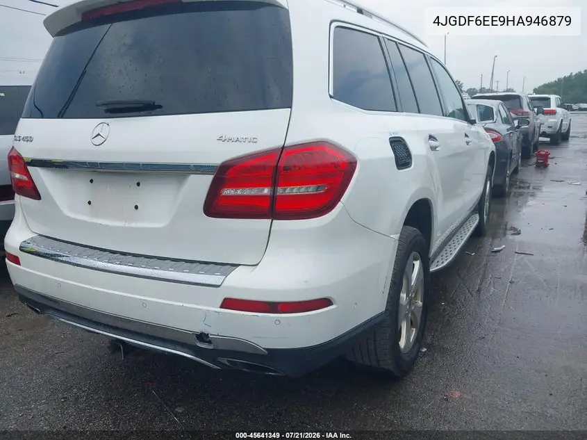 2017 Mercedes-Benz Gls 450 4Matic VIN: 4JGDF6EE9HA946879 Lot: 45641349