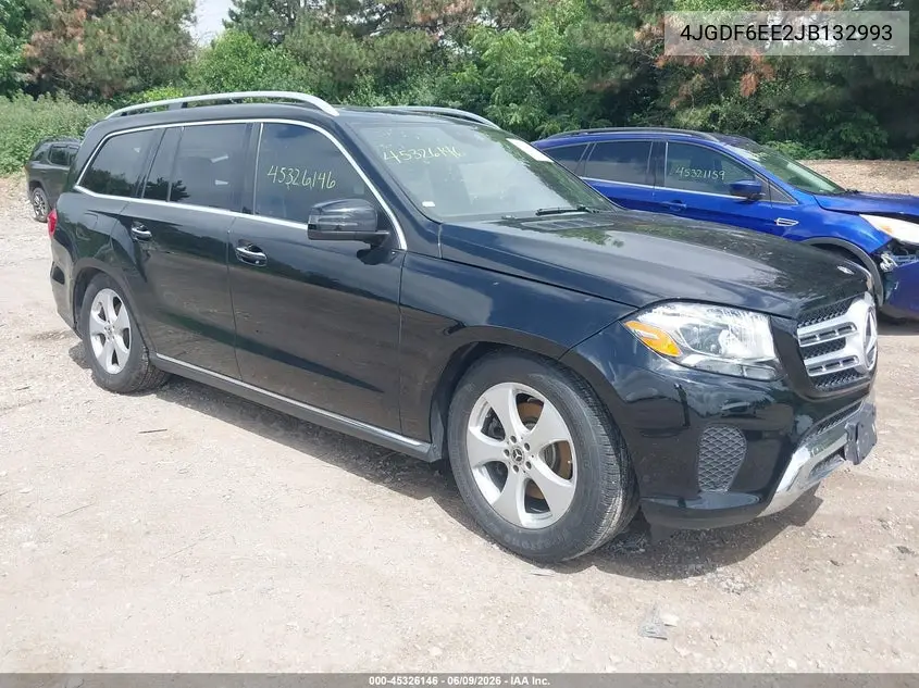 2018 Mercedes-Benz Gls 450 4Matic VIN: 4JGDF6EE2JB132993 Lot: 45326146