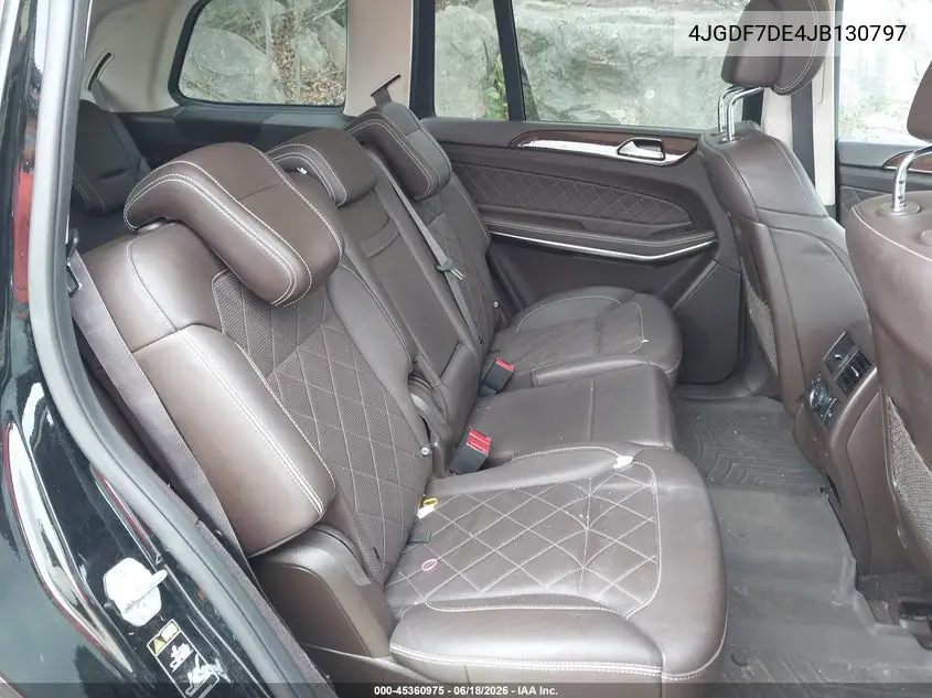 2018 Mercedes-Benz Gls 550 4Matic VIN: 4JGDF7DE4JB130797 Lot: 45360975