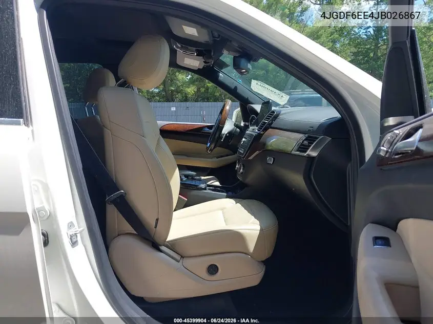 2018 Mercedes-Benz Gls 450 4Matic VIN: 4JGDF6EE4JB026867 Lot: 45399904