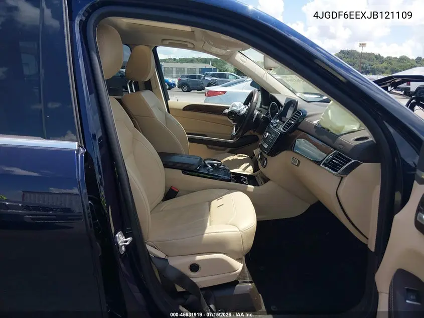 2018 Mercedes-Benz Gls 450 4Matic VIN: 4JGDF6EEXJB121109 Lot: 45631919