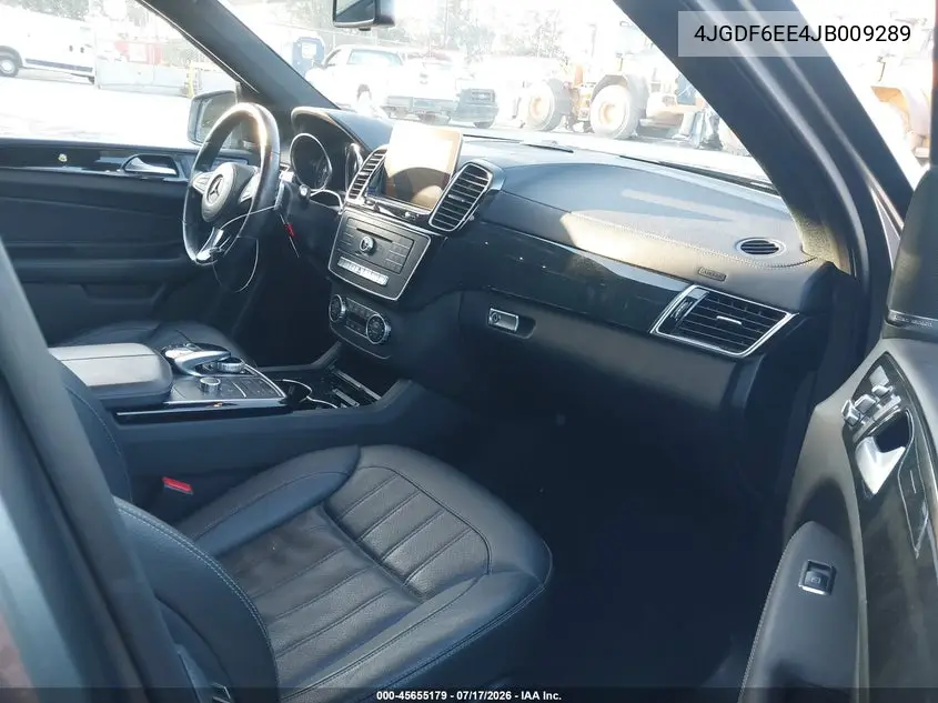 2018 Mercedes-Benz Gls 450 4Matic VIN: 4JGDF6EE4JB009289 Lot: 45655179