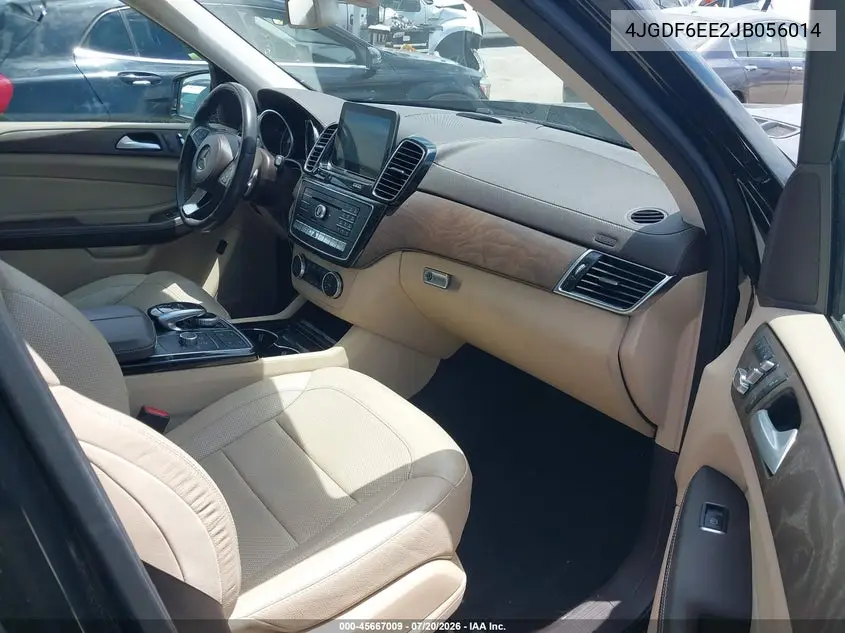 2018 Mercedes-Benz Gls 450 4Matic VIN: 4JGDF6EE2JB056014 Lot: 45667009