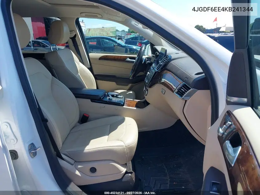 2019 Mercedes-Benz Gls 450 4Matic VIN: 4JGDF6EE4KB241344 Lot: 45234121