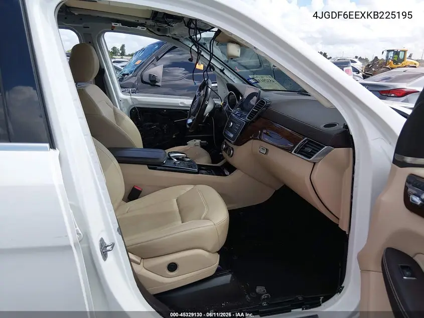 2019 Mercedes-Benz Gls 450 4Matic VIN: 4JGDF6EEXKB225195 Lot: 45329130
