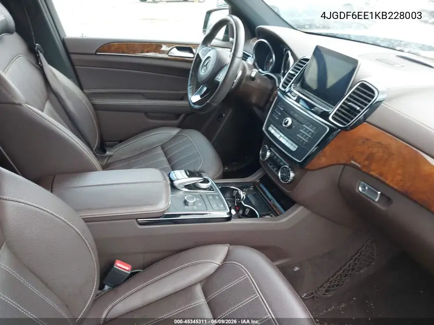 2019 Mercedes-Benz Gls 450 4Matic VIN: 4JGDF6EE1KB228003 Lot: 45345311