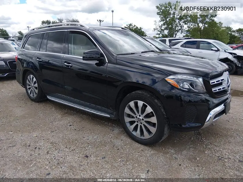 2019 Mercedes-Benz Gls 450 4Matic VIN: 4JGDF6EEXKB230901 Lot: 45384914