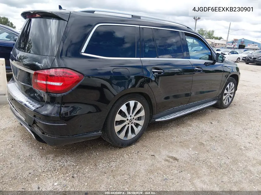 2019 Mercedes-Benz Gls 450 4Matic VIN: 4JGDF6EEXKB230901 Lot: 45384914