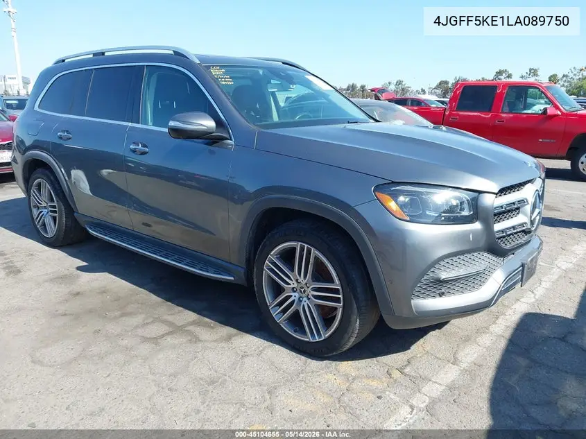 2020 Mercedes-Benz Gls 450 4Matic VIN: 4JGFF5KE1LA089750 Lot: 45104655