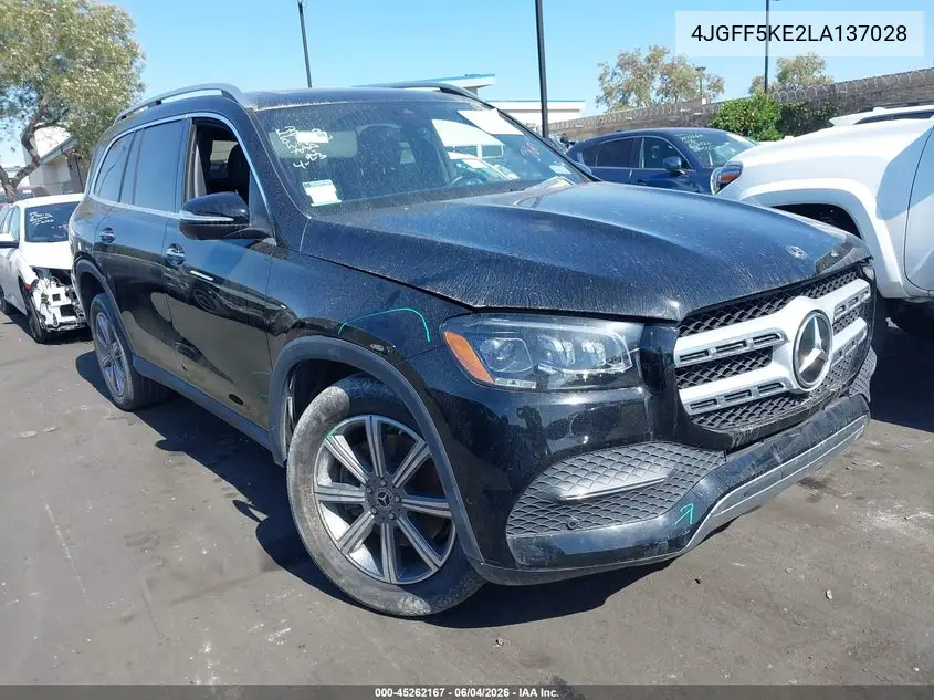 2020 Mercedes-Benz Gls 450 4Matic VIN: 4JGFF5KE2LA137028 Lot: 45262167