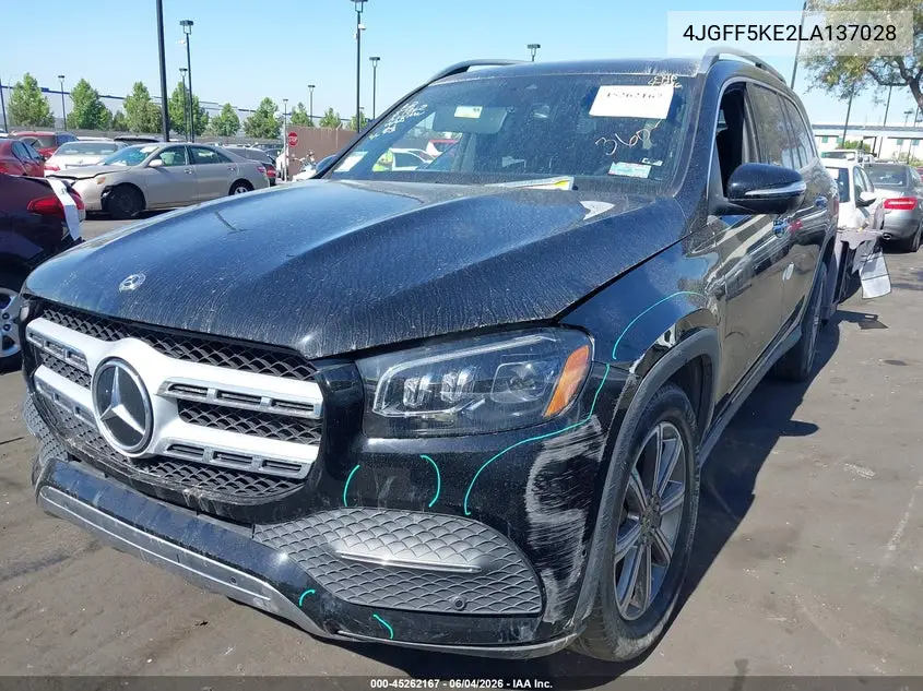 2020 Mercedes-Benz Gls 450 4Matic VIN: 4JGFF5KE2LA137028 Lot: 45262167