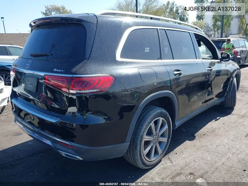 2020 Mercedes-Benz Gls 450 4Matic VIN: 4JGFF5KE2LA137028 Lot: 45262167