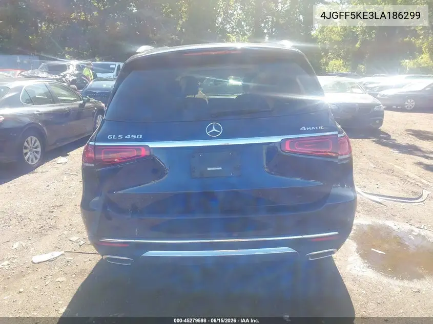 2020 Mercedes-Benz Gls 450 4Matic VIN: 4JGFF5KE3LA186299 Lot: 45279598