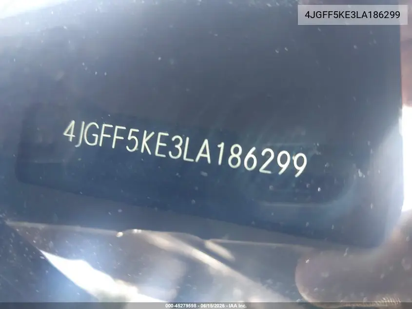 2020 Mercedes-Benz Gls 450 4Matic VIN: 4JGFF5KE3LA186299 Lot: 45279598