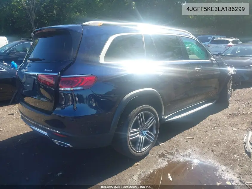 2020 Mercedes-Benz Gls 450 4Matic VIN: 4JGFF5KE3LA186299 Lot: 45279598