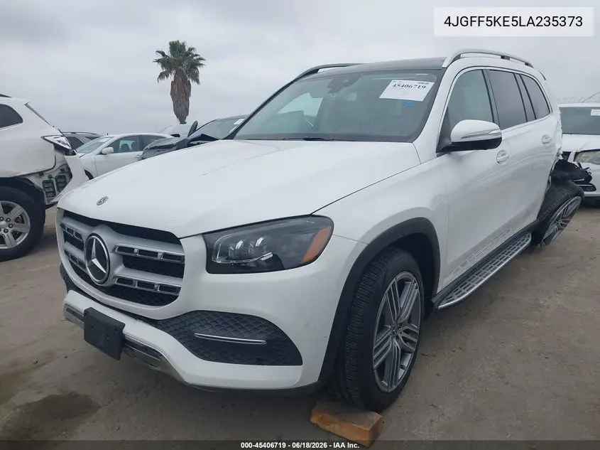 2020 Mercedes-Benz Gls 450 4Matic VIN: 4JGFF5KE5LA235373 Lot: 45406719