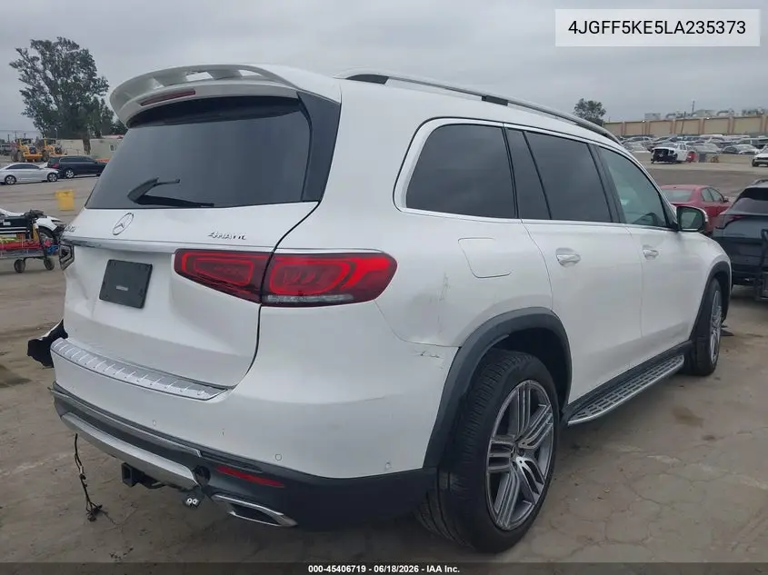 2020 Mercedes-Benz Gls 450 4Matic VIN: 4JGFF5KE5LA235373 Lot: 45406719