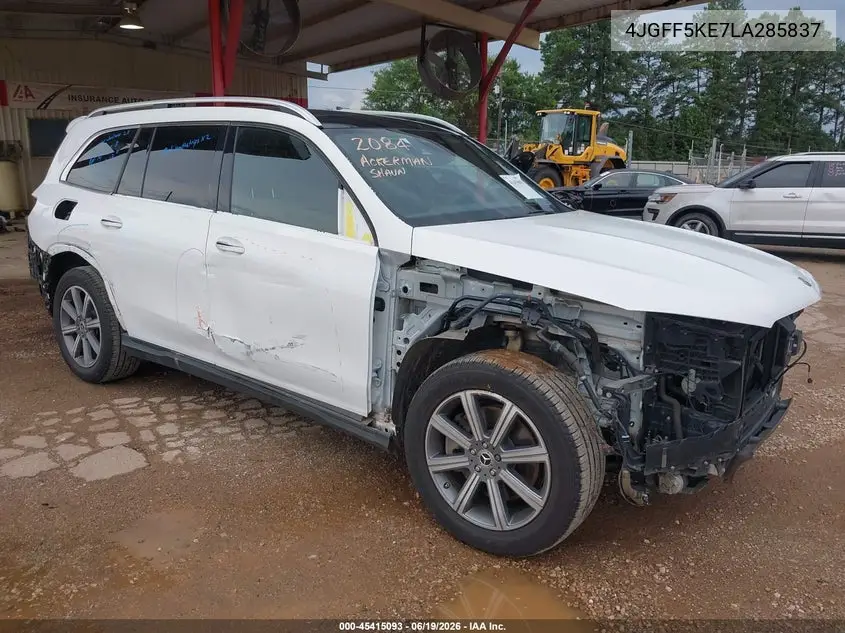 2020 Mercedes-Benz Gls 450 4Matic VIN: 4JGFF5KE7LA285837 Lot: 45415093