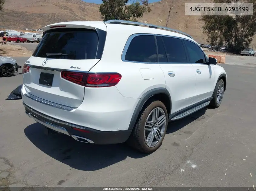 2020 Mercedes-Benz Gls 450 4Matic VIN: 4JGFF5KE8LA295499 Lot: 45462355