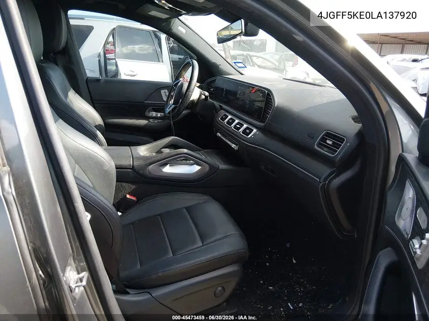 2020 Mercedes-Benz Gls 450 4Matic VIN: 4JGFF5KE0LA137920 Lot: 45473459