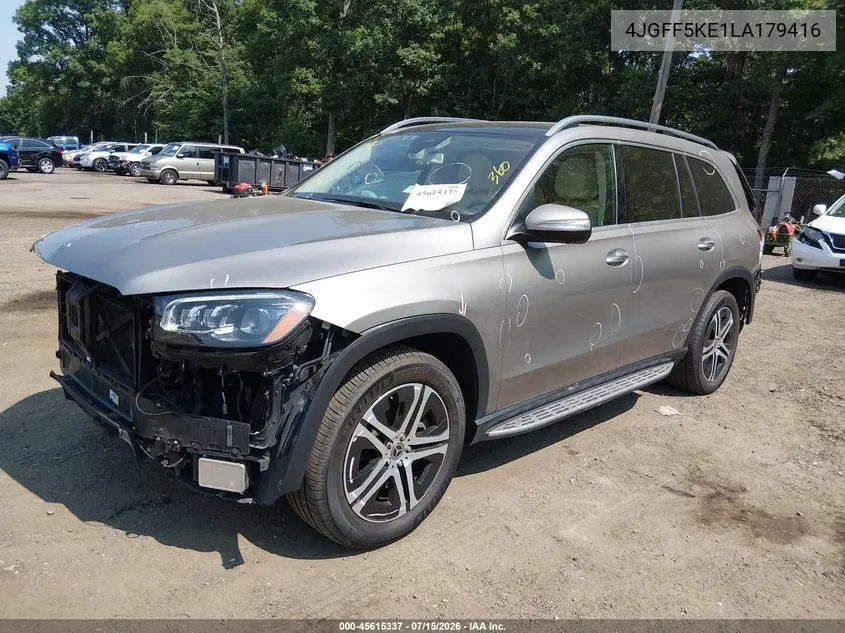 2020 Mercedes-Benz Gls 450 4Matic VIN: 4JGFF5KE1LA179416 Lot: 45615337