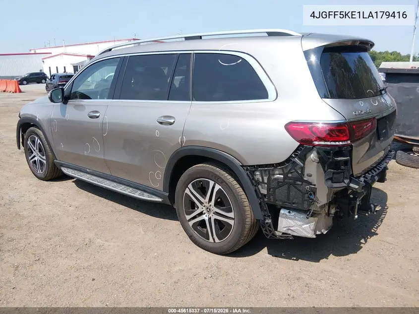 2020 Mercedes-Benz Gls 450 4Matic VIN: 4JGFF5KE1LA179416 Lot: 45615337
