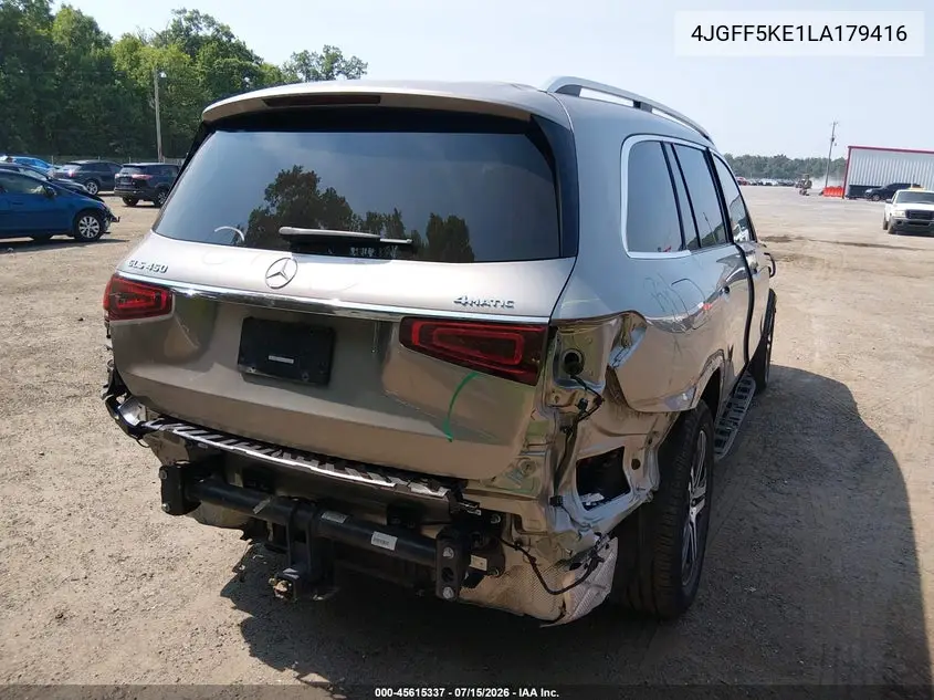 2020 Mercedes-Benz Gls 450 4Matic VIN: 4JGFF5KE1LA179416 Lot: 45615337
