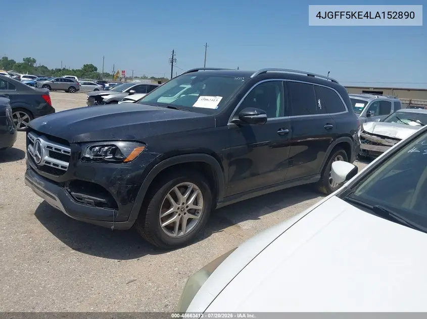 2020 Mercedes-Benz Gls 450 4Matic VIN: 4JGFF5KE4LA152890 Lot: 45663413