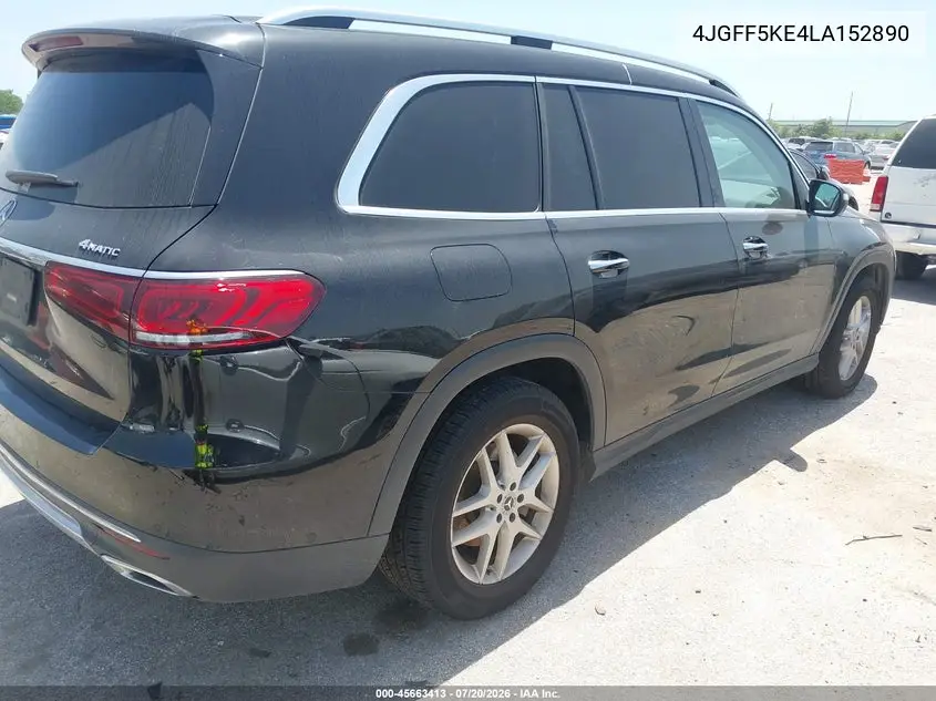 2020 Mercedes-Benz Gls 450 4Matic VIN: 4JGFF5KE4LA152890 Lot: 45663413
