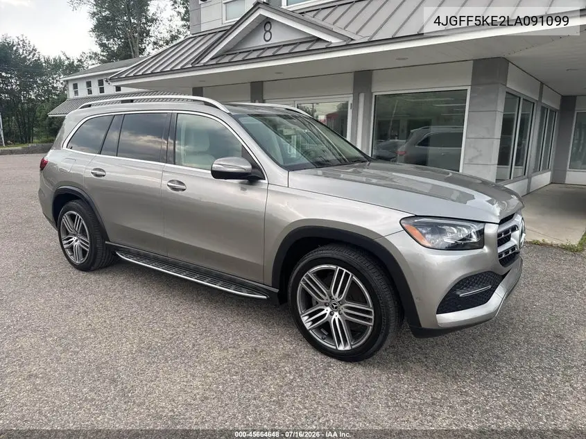 2020 Mercedes-Benz Gls 450 4Matic VIN: 4JGFF5KE2LA091099 Lot: 45664648