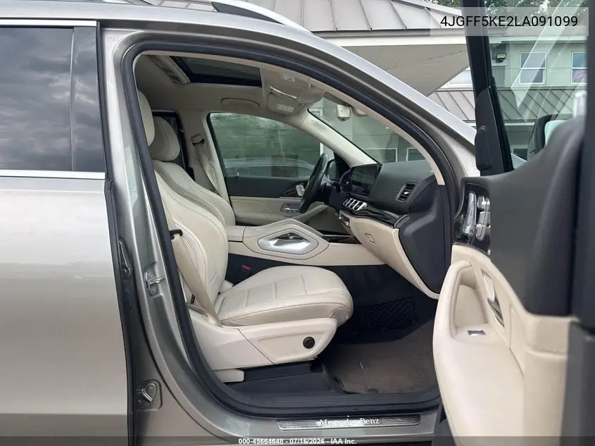 2020 Mercedes-Benz Gls 450 4Matic VIN: 4JGFF5KE2LA091099 Lot: 45664648