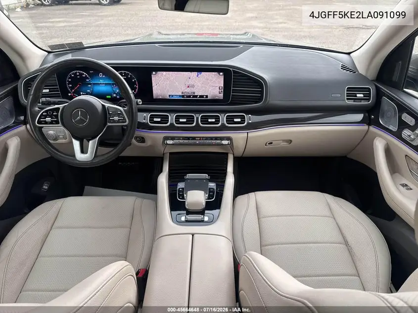 2020 Mercedes-Benz Gls 450 4Matic VIN: 4JGFF5KE2LA091099 Lot: 45664648