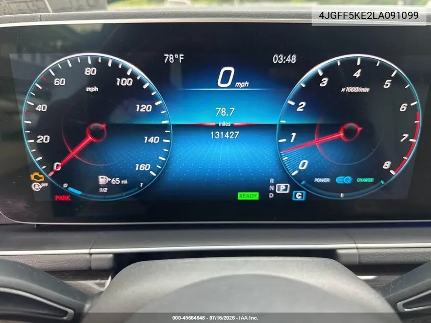 2020 Mercedes-Benz Gls 450 4Matic VIN: 4JGFF5KE2LA091099 Lot: 45664648