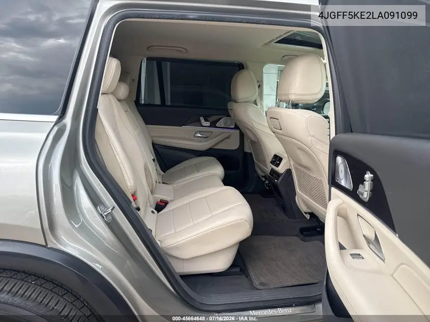 2020 Mercedes-Benz Gls 450 4Matic VIN: 4JGFF5KE2LA091099 Lot: 45664648