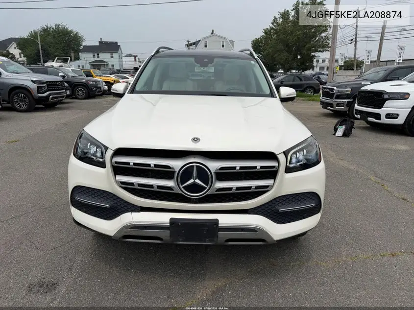 2020 Mercedes-Benz Gls 450 4Matic VIN: 4JGFF5KE2LA208874 Lot: 45681538