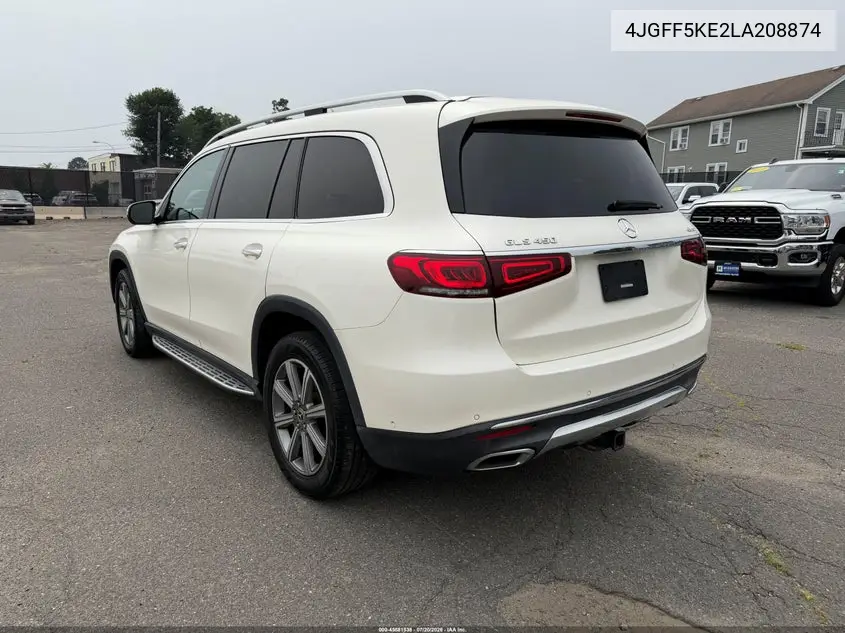 2020 Mercedes-Benz Gls 450 4Matic VIN: 4JGFF5KE2LA208874 Lot: 45681538