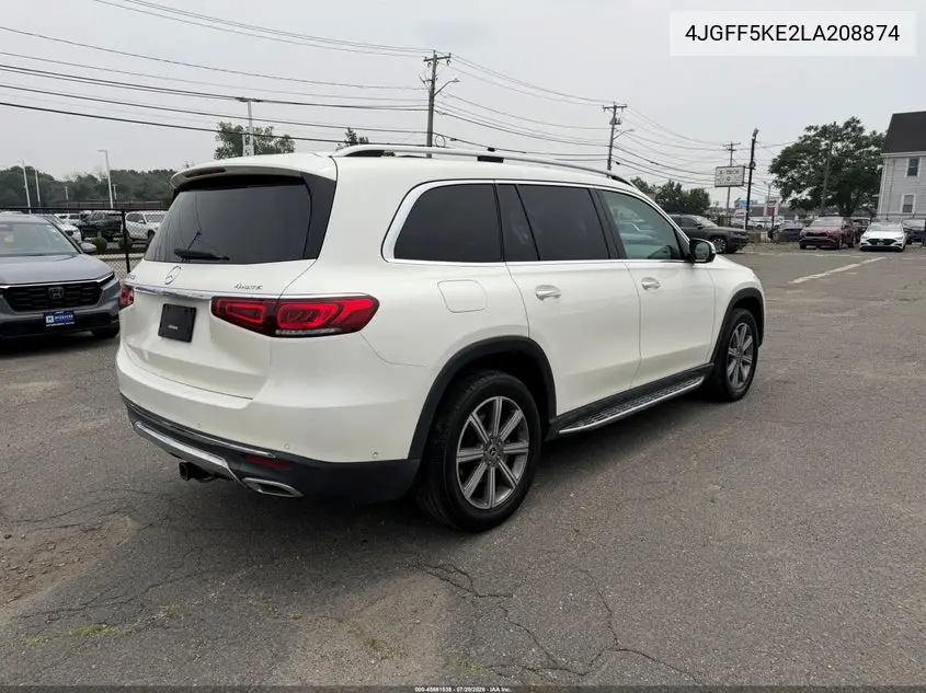 2020 Mercedes-Benz Gls 450 4Matic VIN: 4JGFF5KE2LA208874 Lot: 45681538