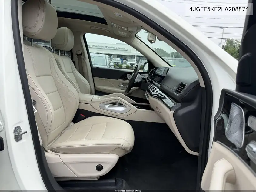 2020 Mercedes-Benz Gls 450 4Matic VIN: 4JGFF5KE2LA208874 Lot: 45681538
