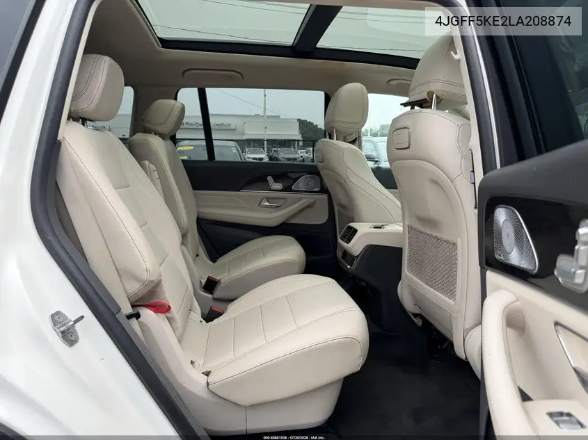 2020 Mercedes-Benz Gls 450 4Matic VIN: 4JGFF5KE2LA208874 Lot: 45681538