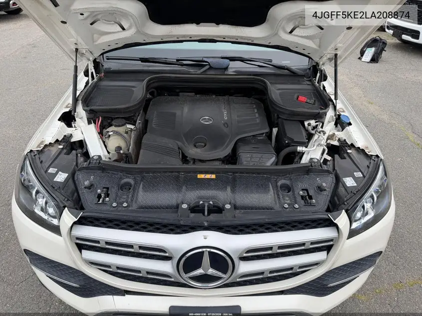 2020 Mercedes-Benz Gls 450 4Matic VIN: 4JGFF5KE2LA208874 Lot: 45681538