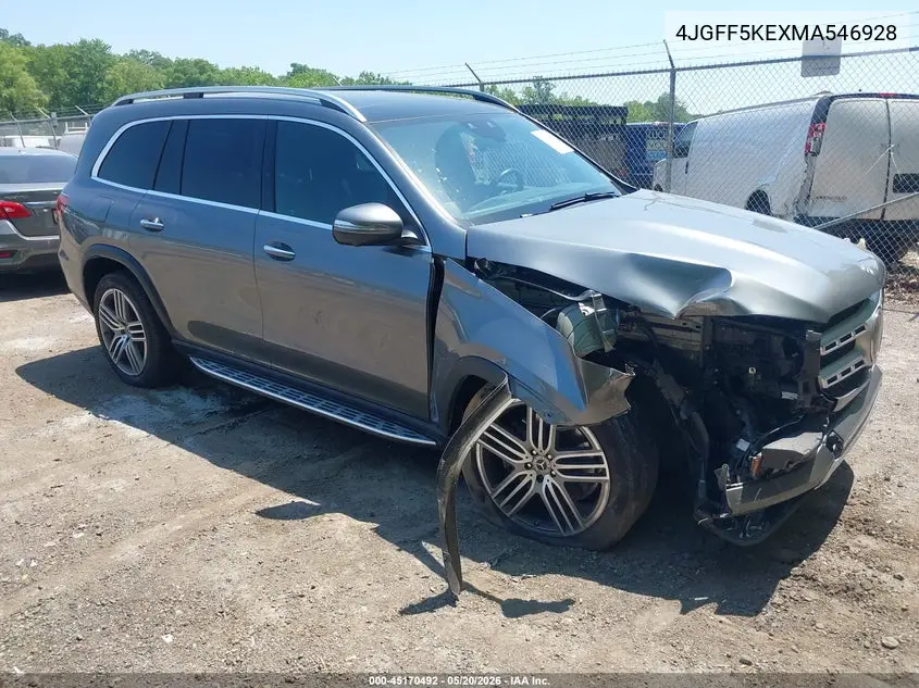 4JGFF5KEXMA546928 2021 Mercedes-Benz Gls 450 4Matic