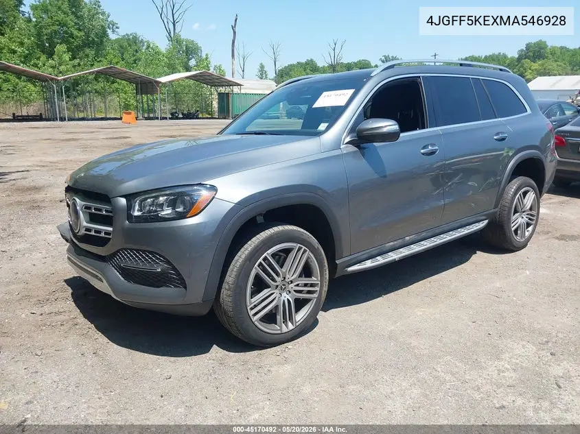 4JGFF5KEXMA546928 2021 Mercedes-Benz Gls 450 4Matic